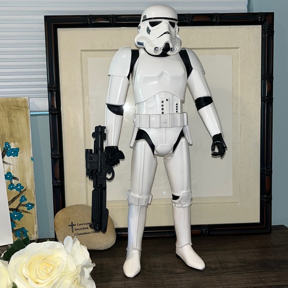 Rare Stormtrooper & Blaster Star Wars Big Figs Figure 18 Inch Jakks Pacific 2014 - Picture 1 of 10